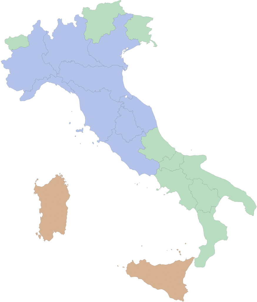 Tabella spedizioni italia