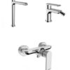 Set miscelatori lavabo alto bidet e doccia Xs Teorema