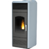 Stufa a Pellet Greta Idro potenza 18 kW